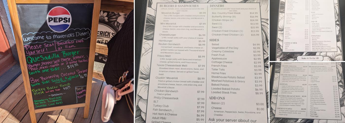 Mavericks Menu