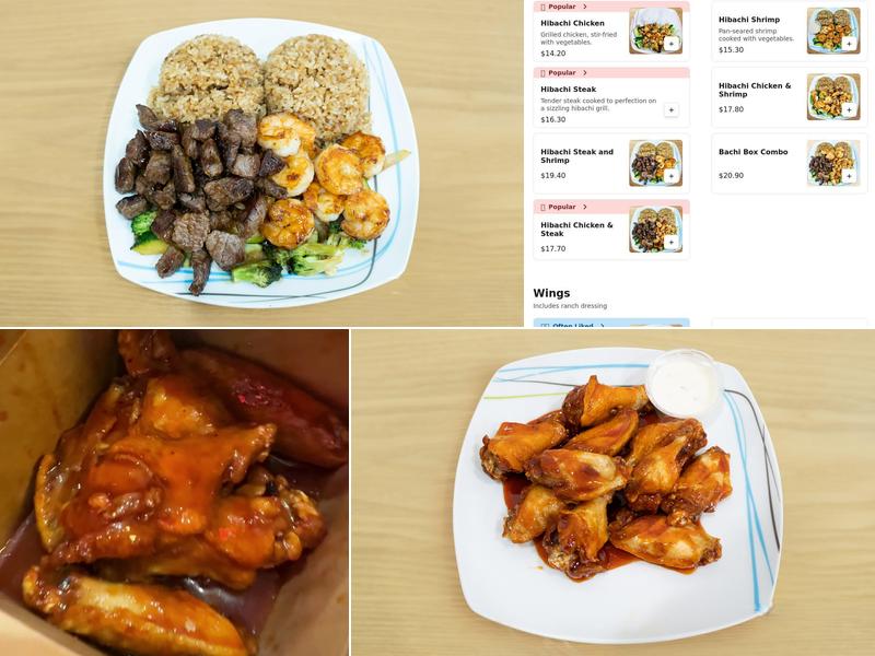 BACHI BOX Menu