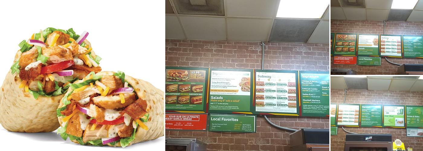 Subway Menu