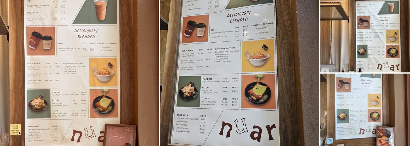 nuar Menu