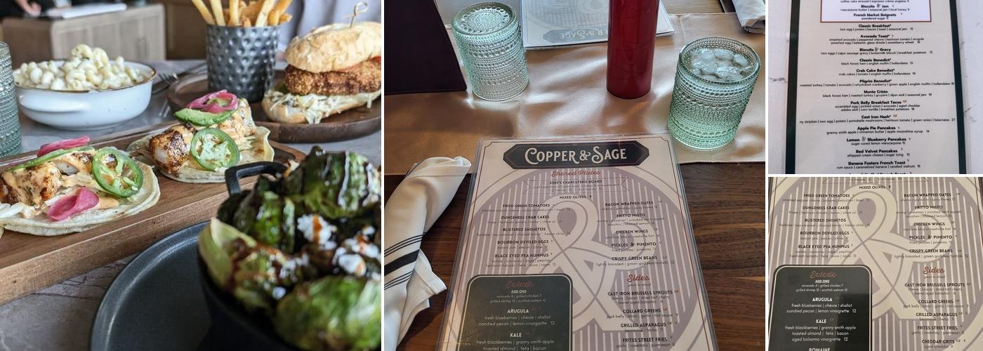 Copper & Sage Goodyear Menu