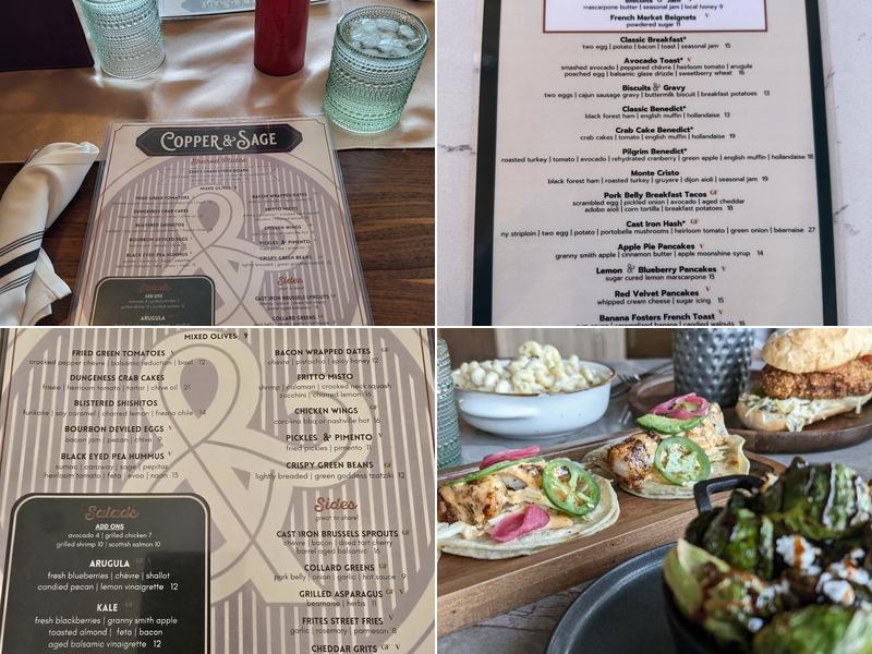 Copper & Sage Goodyear Menu
