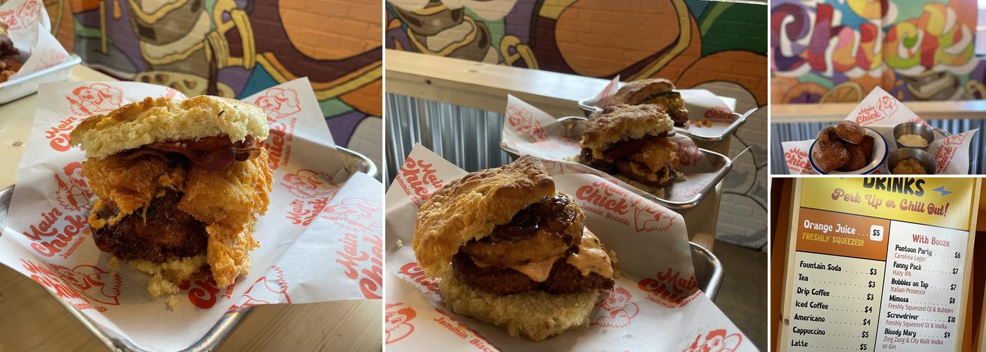 Main Chick Jammin' Biscuits Menu
