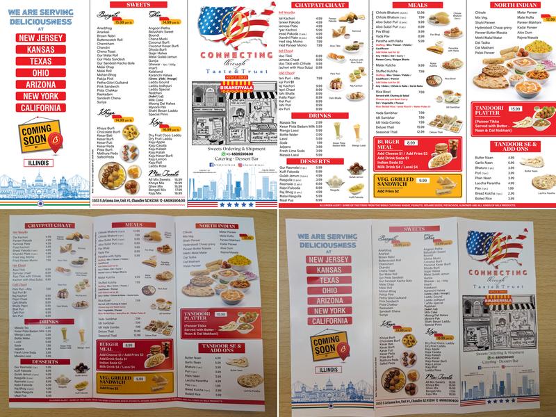 Bikanervala Chandler Menu