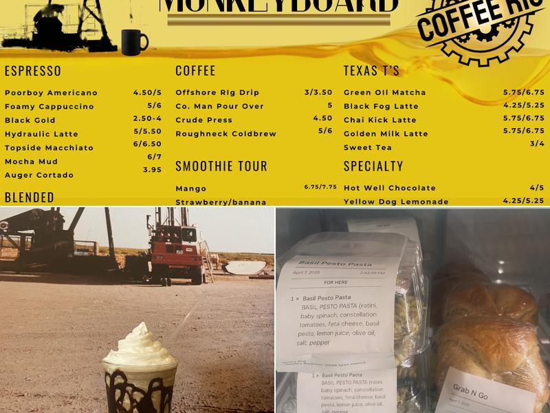 Coffee Rig Menu