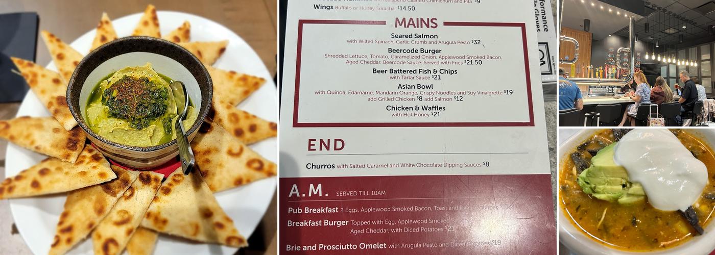 Beercode Kitchen & Bar Menu