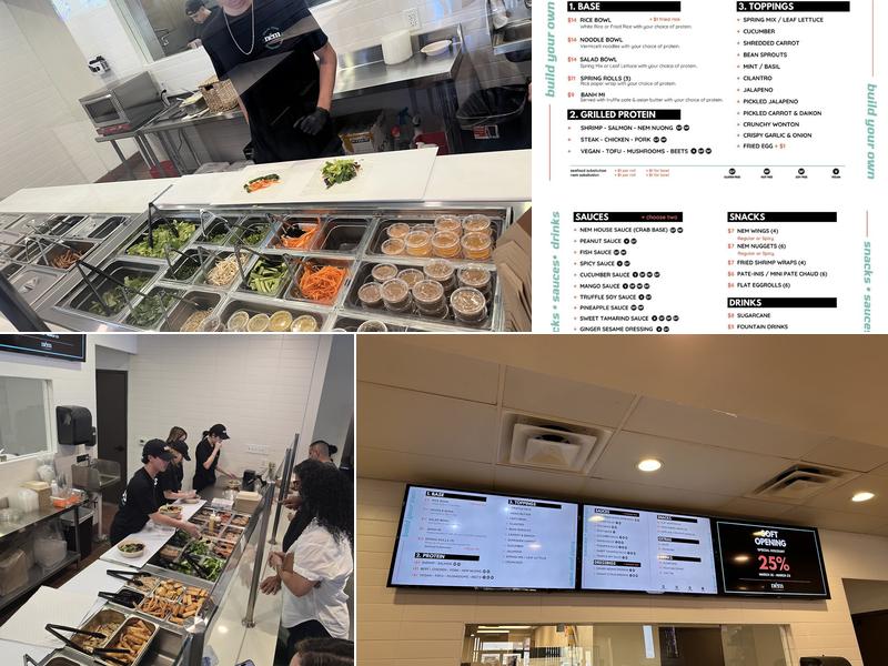 NEM Spring Roll Bar Menu