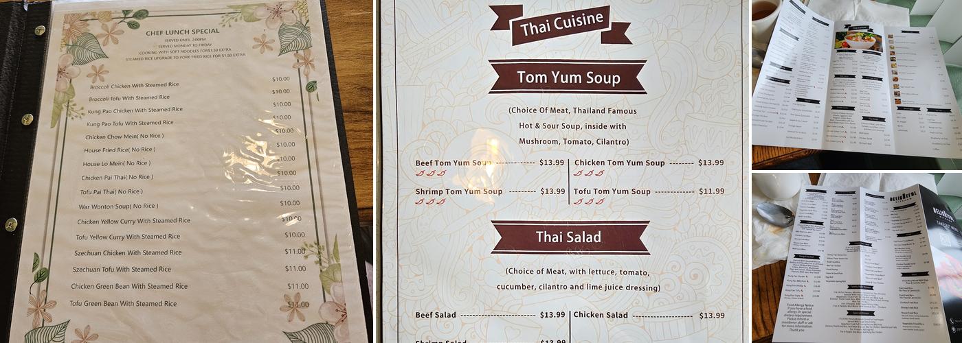 Delightful Kitchen Menu