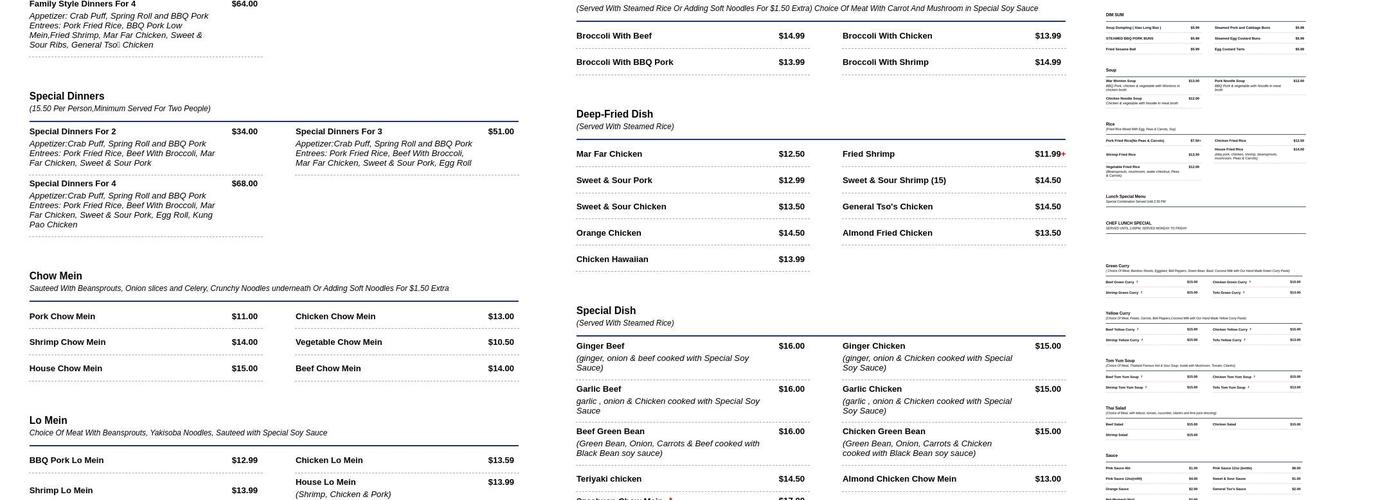 Delightful Kitchen Menu