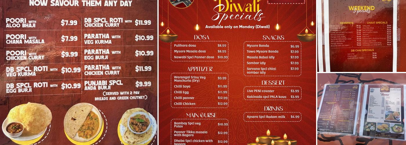 DOSTHI CHOWRASTA Menu