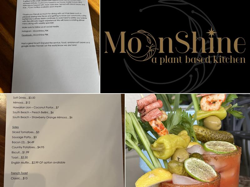 Pucker Up Vegan Eatery Menu