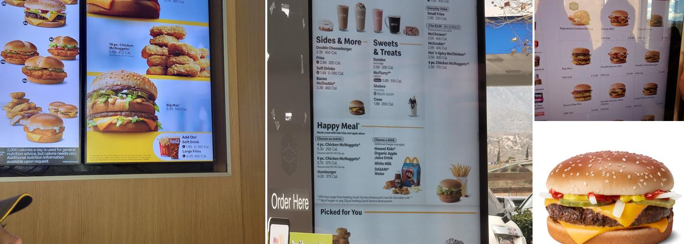 McDonald's Menu