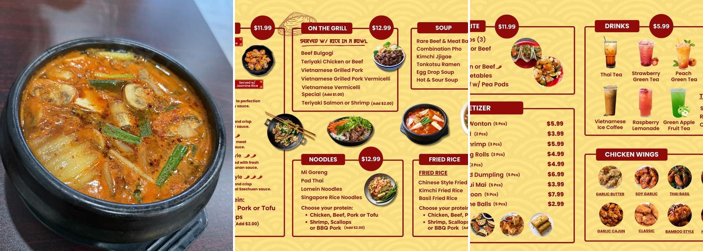 Bamboo House Menu