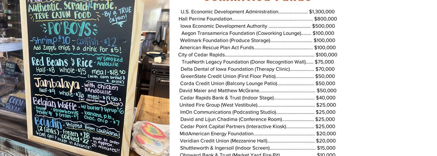 KC Cakes and Cajun Menu