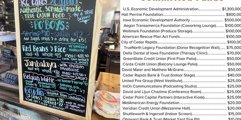 KC Cakes and Cajun Menu