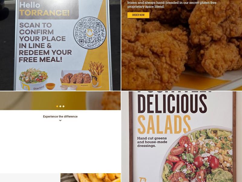 Starbird Chicken Menu