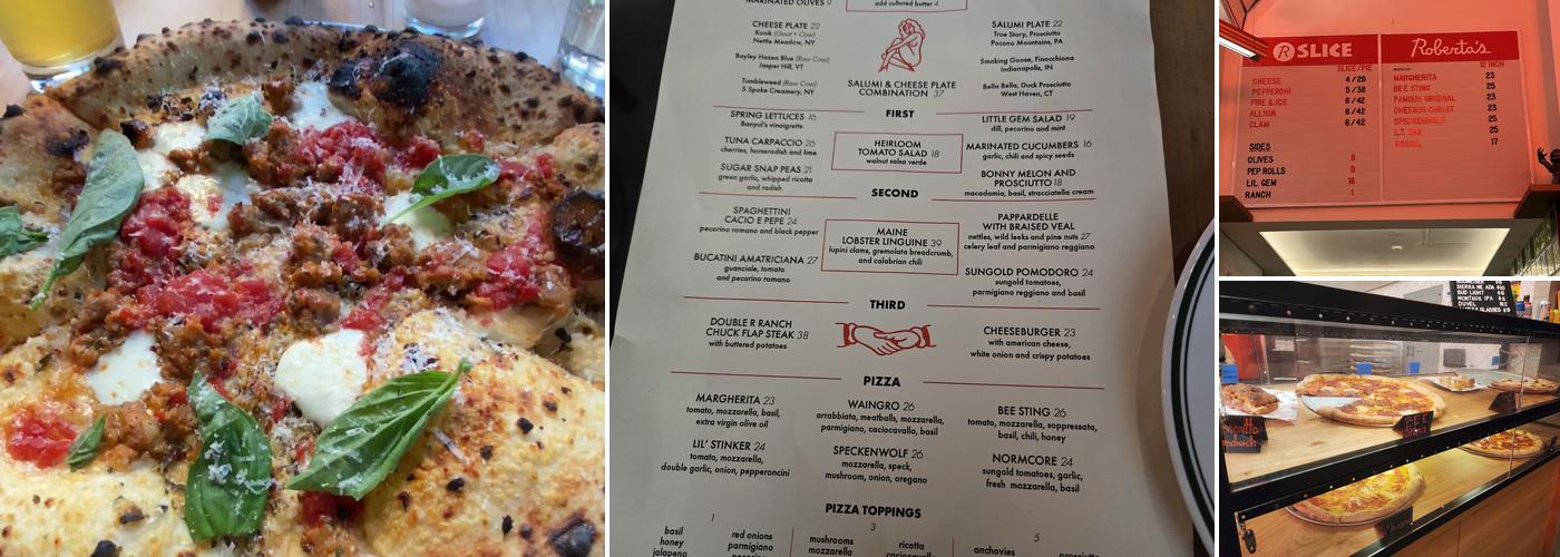 Roberta’s Menu