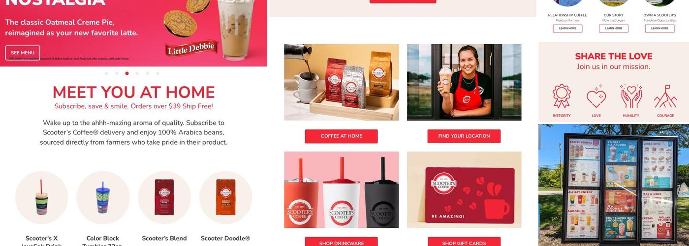 Scooter's Coffee Menu