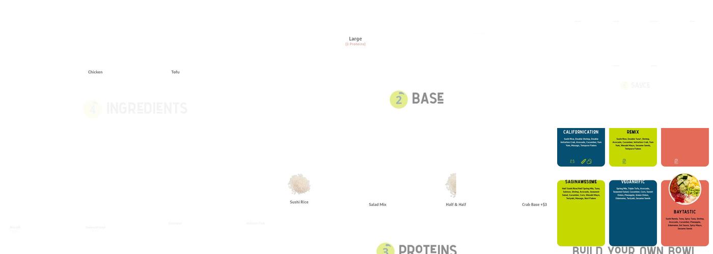 Sushi Remix - Midland Menu