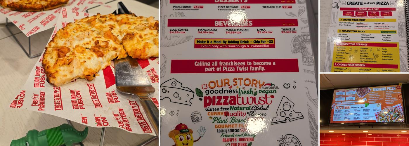 Pizza Twist - Halal Menu