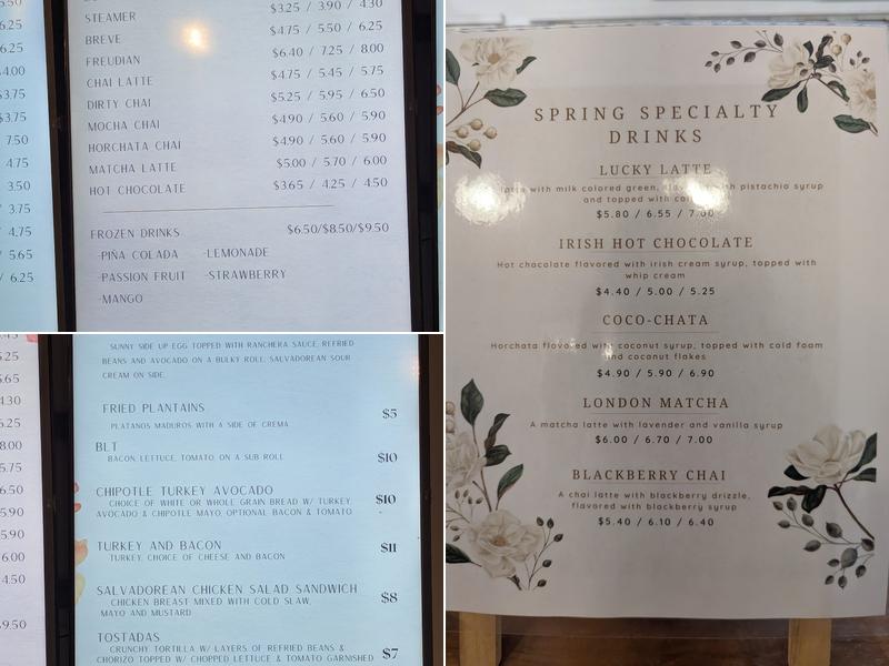 Belén Casa de Pan Menu