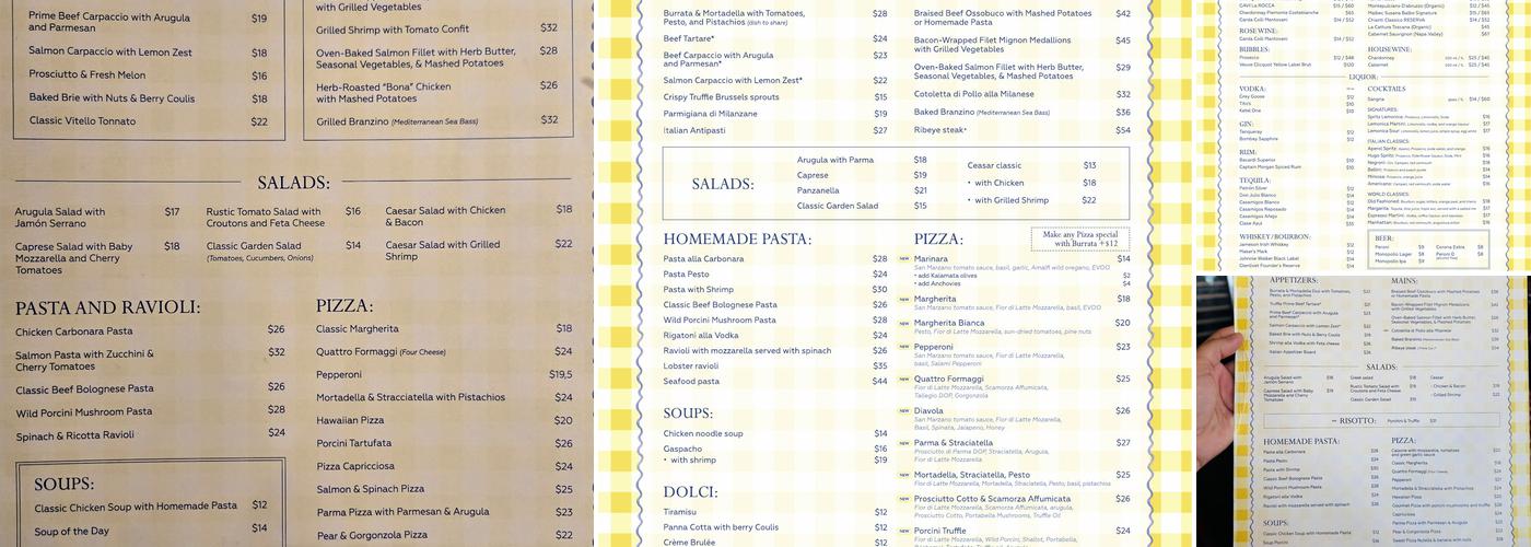 LEMONICA🍋 Menu