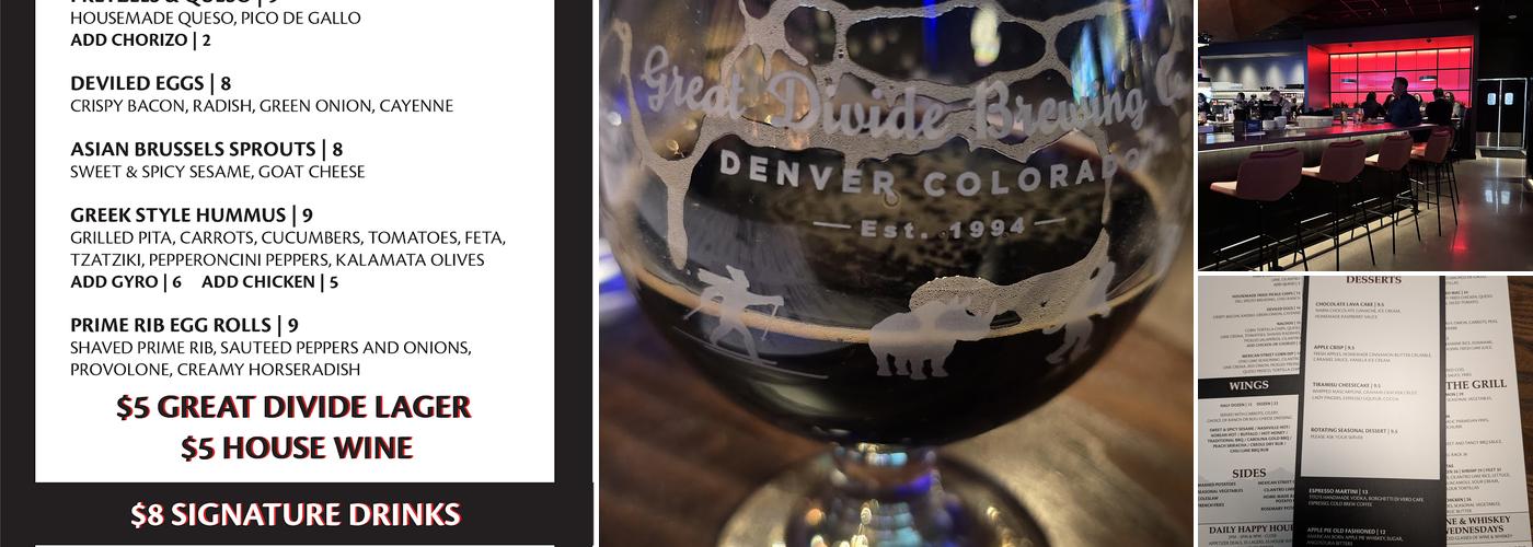 Great Divide Brewery & Roadhouse Menu