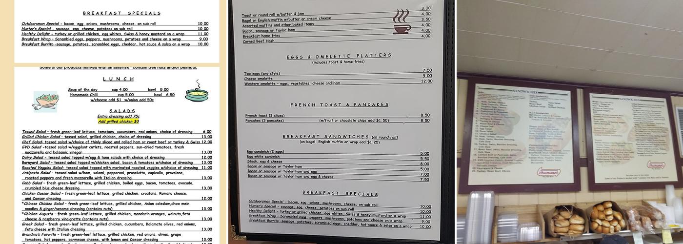 Green Village Deli Menu
