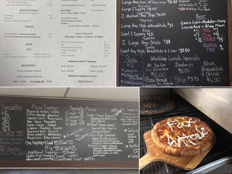 Pizza Plus Menu