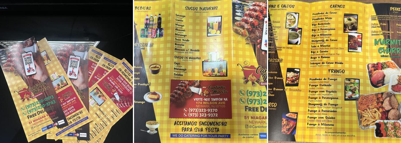 Cantinho Mineiro 2 Menu