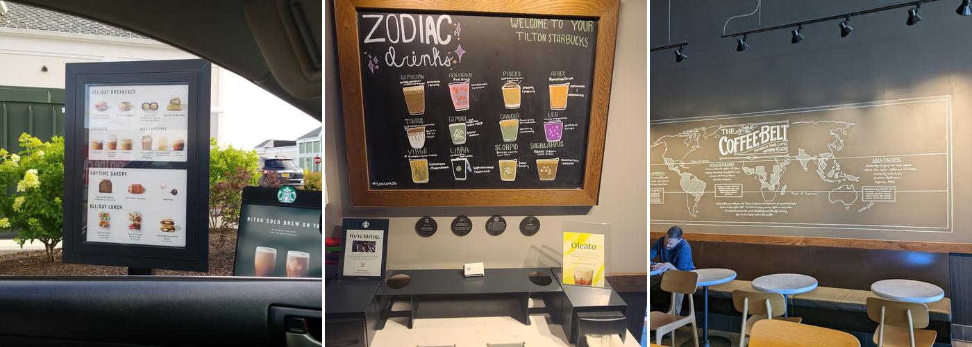 Starbucks Menu