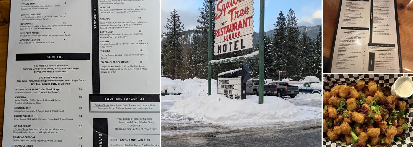 Squirrel Tree Restaurant & Bar Menu