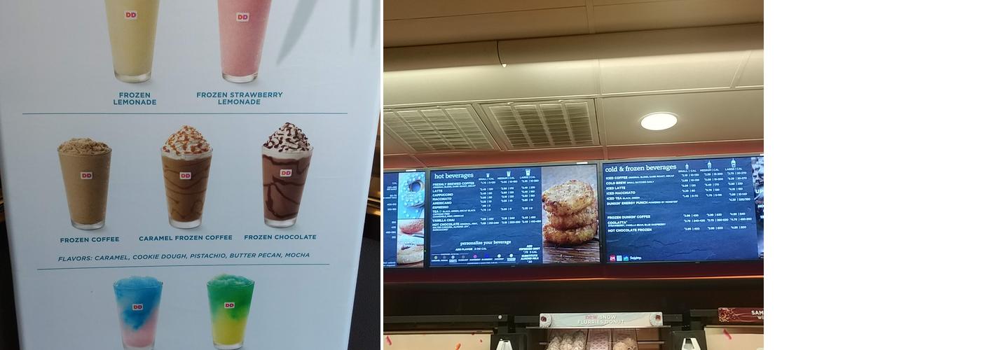Dunkin' Menu