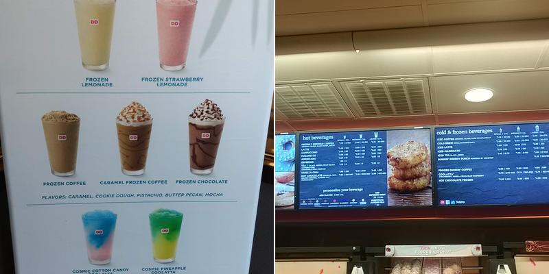 Dunkin' Menu
