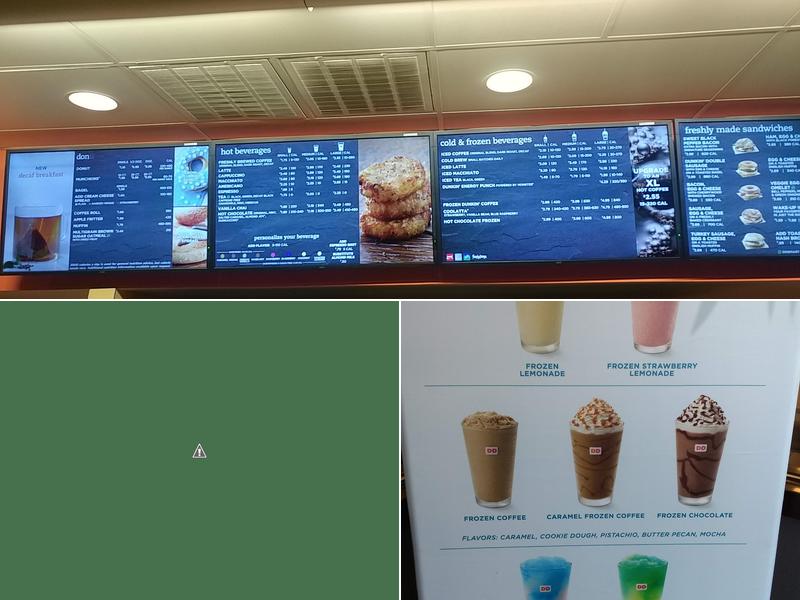 Dunkin' Menu