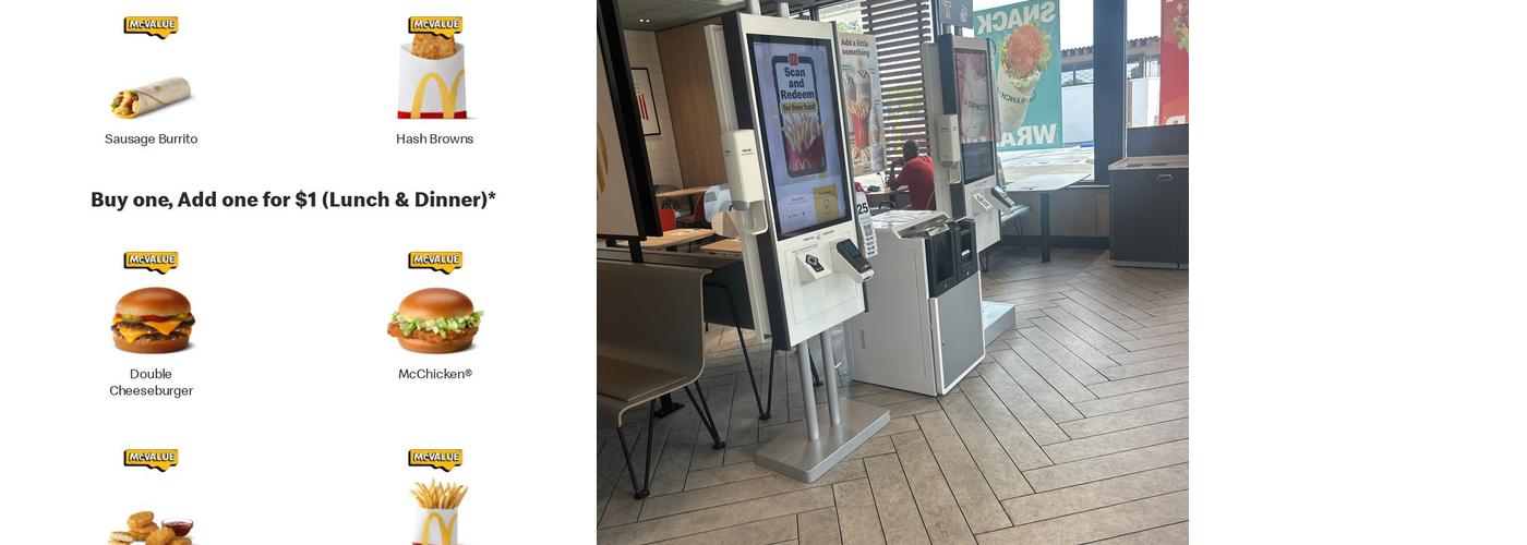McDonald’s Menu