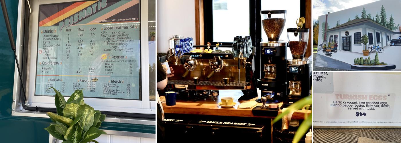 Prismatic Coffee Company Menu