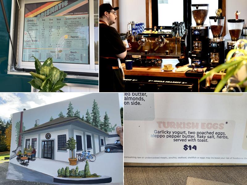 Prismatic Coffee Company Menu