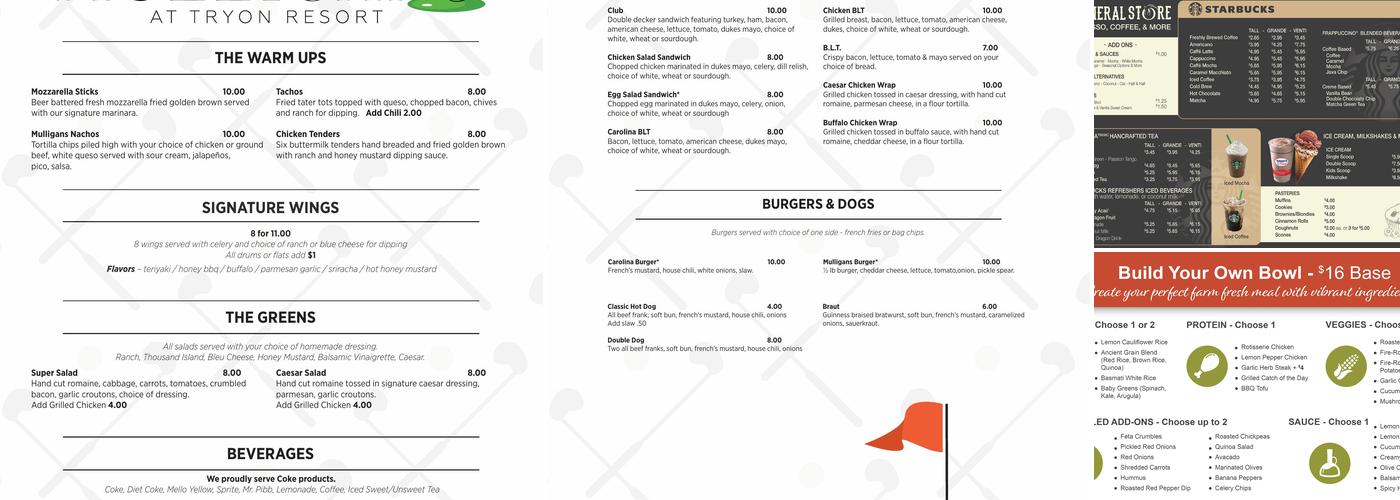 Boujee Bowls Menu