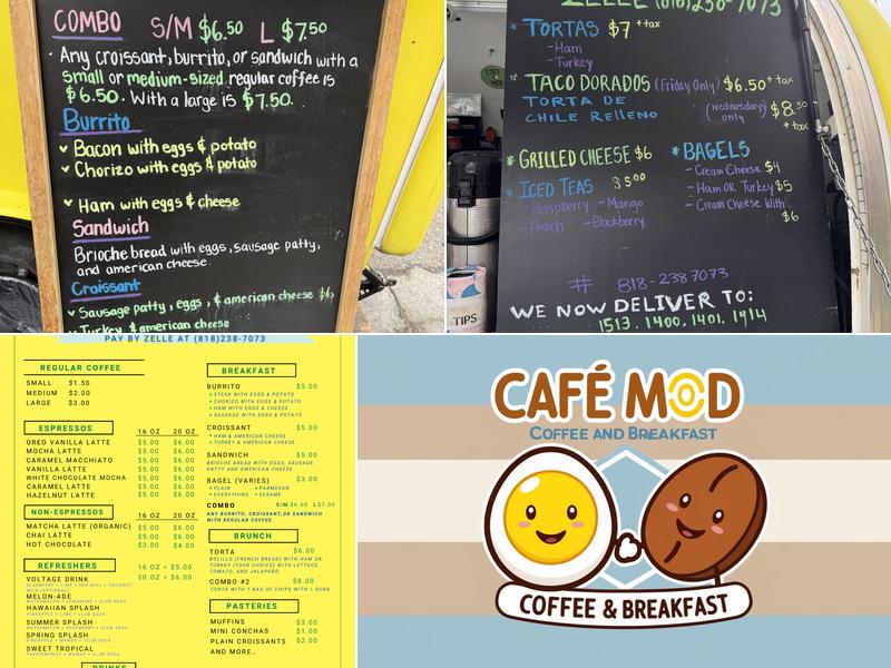 Cafe mod Menu
