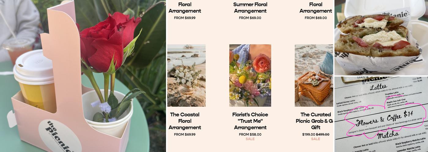 The Picnic Cafe Menu