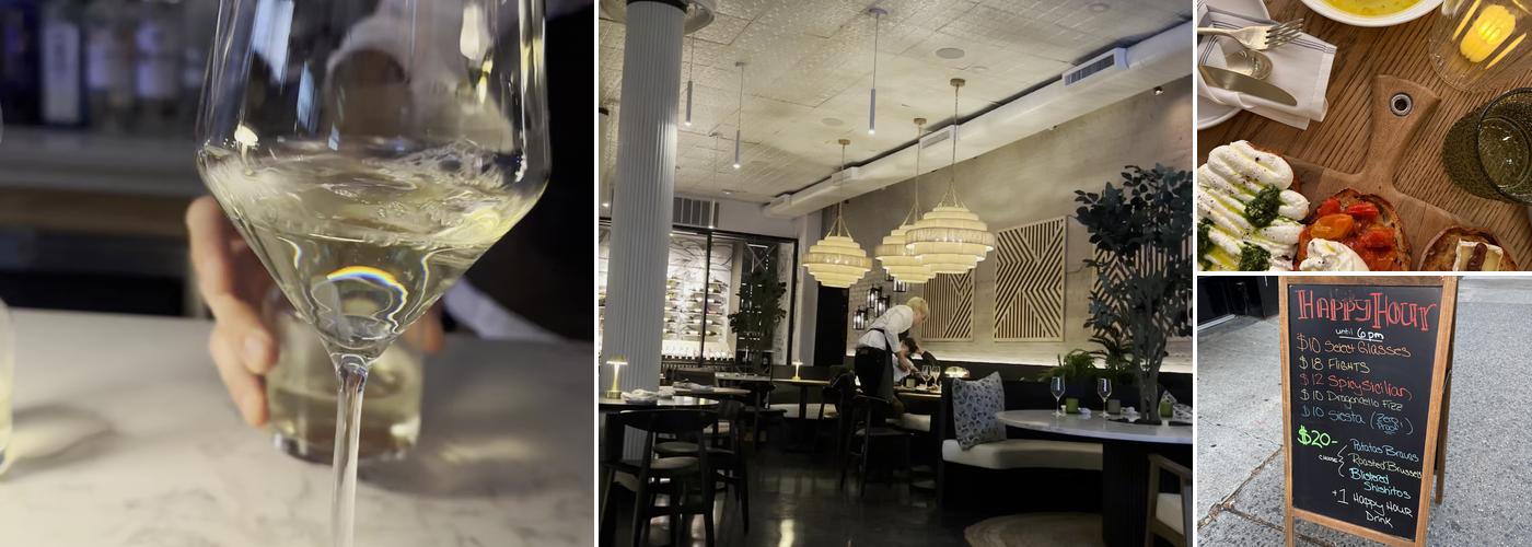 Columns Wine Bar Menu