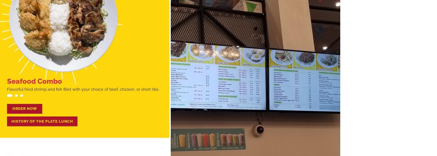 L &L Hawaiian Barbecue Menu