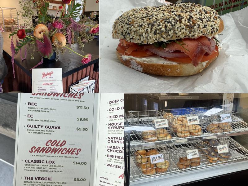 Ruby's Bagels on North Avenue Menu