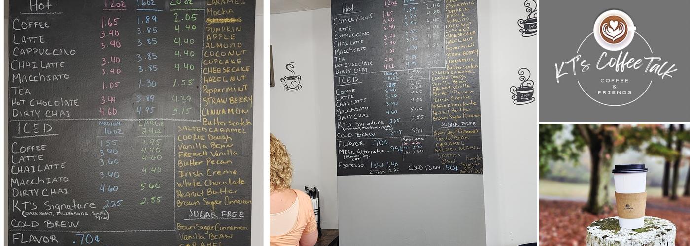KTs Coffee Talk Menu