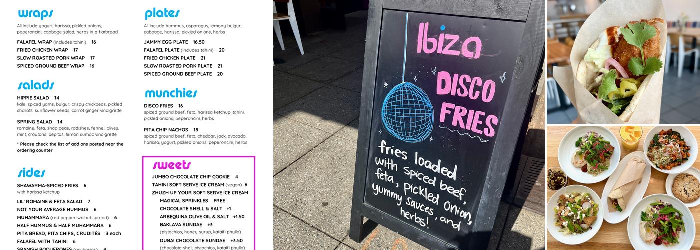 Ibiza Menu