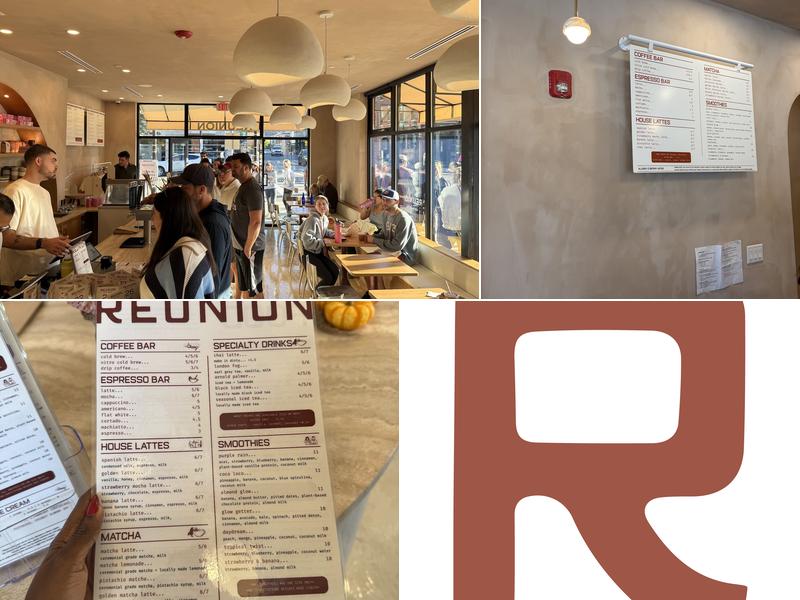 Reunion Menu