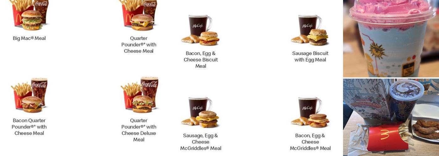 McDonald’s Menu