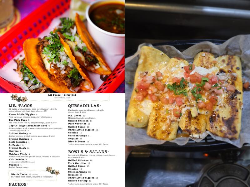 Mr Taco Menu
