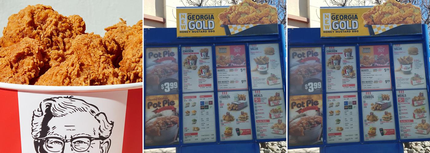 KFC Menu